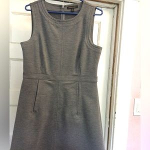 Sleeveless Grey jumper style Banana Republic Dress with stitching details
